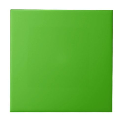 Kelly Green Solid Color  Classic  Elegant Ceramic Tile