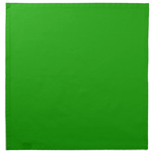 KELLY GREEN (solid color) ~ Cloth Napkin (Front)