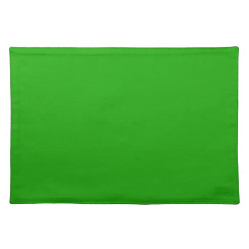 KELLY GREEN solid color  Cloth Placemat