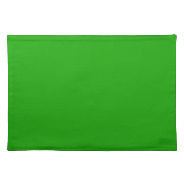 KELLY GREEN (solid color) ~ Cloth Placemat (Front)