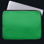 Kelly Green solid color Laptop Sleeve<br><div class="desc">Kelly green,  solid color.</div>