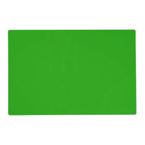 KELLY GREEN solid color  Placemat