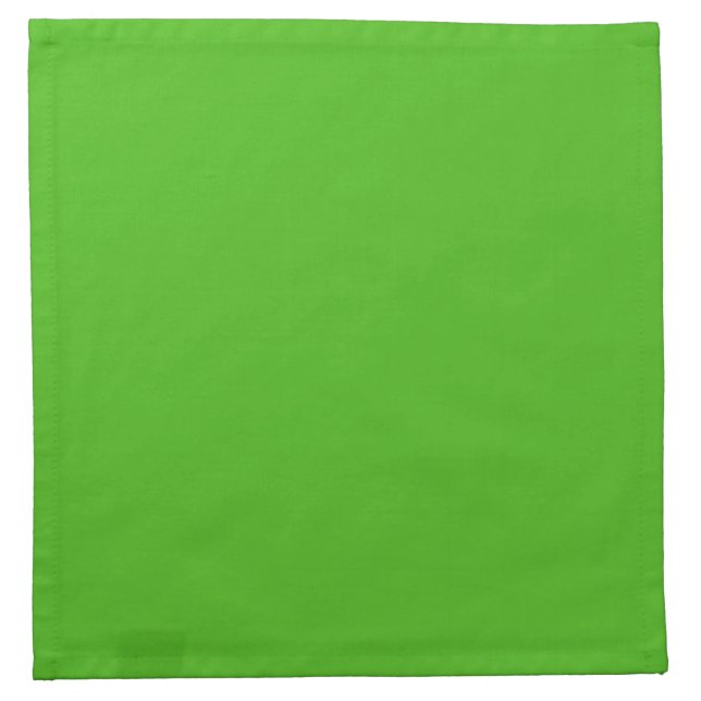 Kelly Green Stylish Matching Color Napkin (Front)