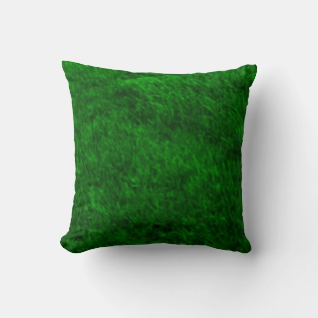 Kelly Green Tone-on-Tone Mottled Throw Pillow (Front)
