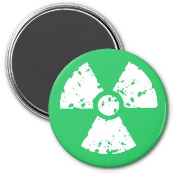 Kelly Green Toxic Waste Magnet by ColorStock at Zazzle