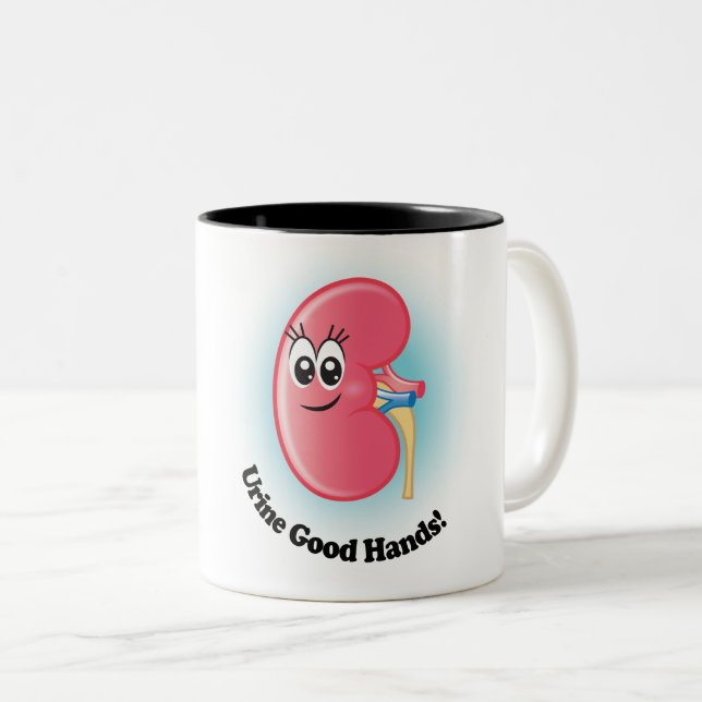 Kelly Kidney "Urine Good Hands" Coffee Mug (Front Right)