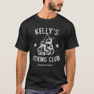 Kelly s Boxing Club American Irish Boxer T-Shirt