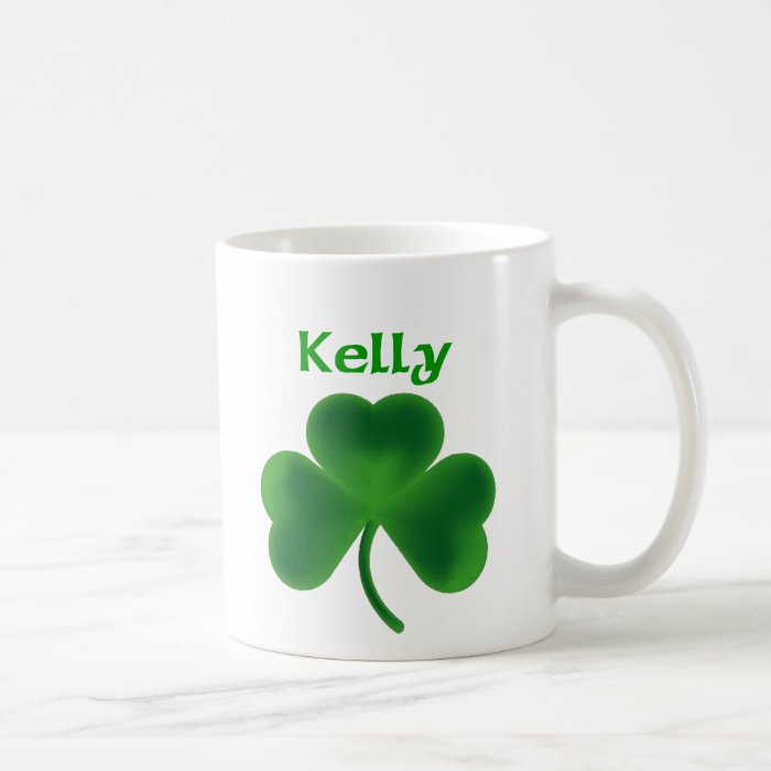 Kelly Shamrock Mugs