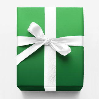 Kelly to Forest Green Gradient Wrapping Paper