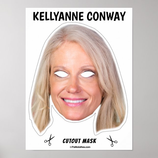 KELLYANNE CONWAY Halloween Mask Poster (Front)