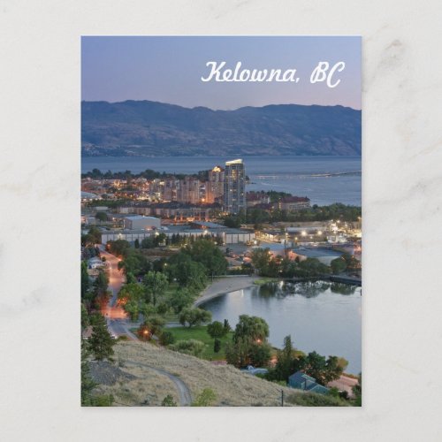 Kelowna BC Postcard
