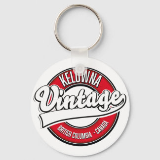 Kelowna British Columbia Canada logo Keychain