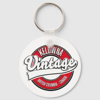 Kelowna British Columbia Canada logo Keychain