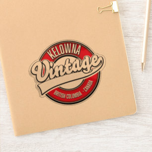 Kelowna British Columbia Canada logo Sticker