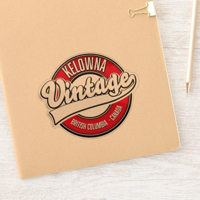 Kelowna British Columbia Canada logo Sticker (Notebook)