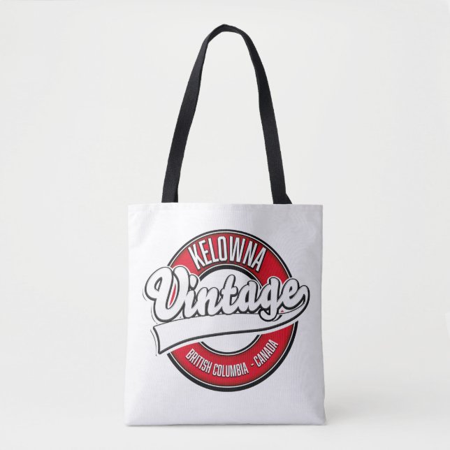 Kelowna British Columbia Canada logo Tote Bag (Front)