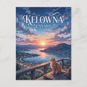 Kelowna Canada Postcard