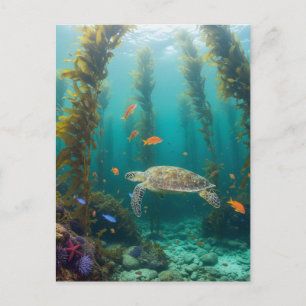 Kelp Forest California Postcard