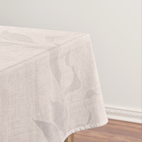 Kelp Garden Table Cloth _ Color Coastal Sand