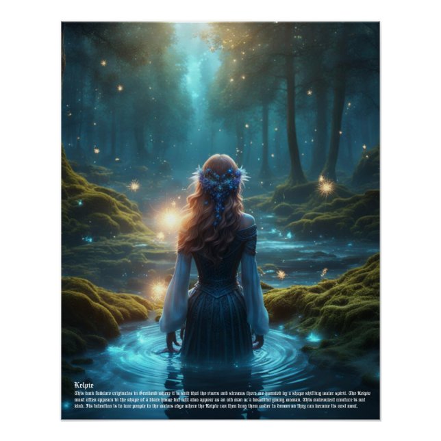 Kelpie River Spirit Poster (Front)