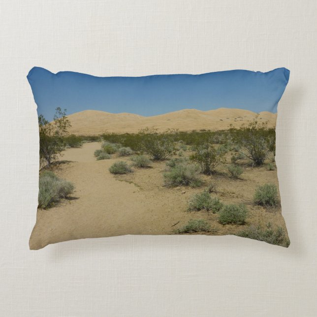 Kelso Dunes at Mojave National Park Accent Pillow (Front)