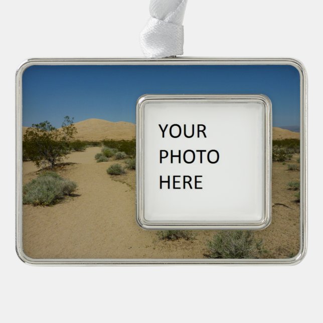 Kelso Dunes at Mojave National Park Christmas Ornament (Front)