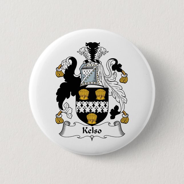 Kelso Family Crest Button (Front)