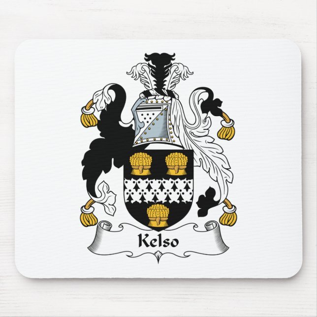 Kelso Family Crest Mouse Pad (Front)