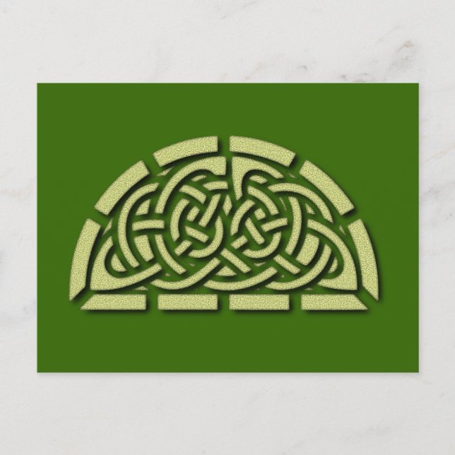 keltisches Muster celtic pattern Postcard (Front)