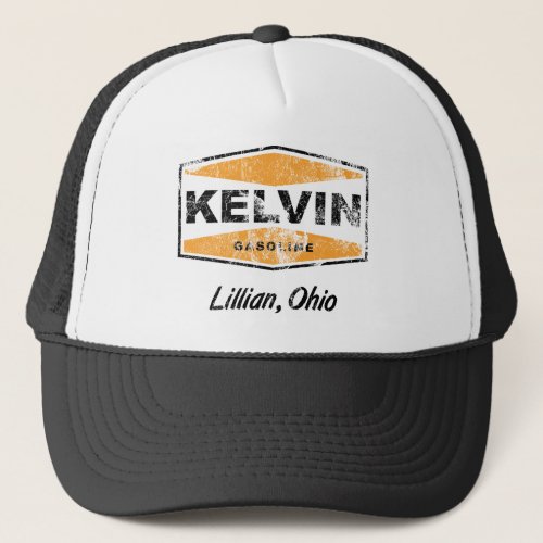 Kelvin Gasoline Distressed Trucker Hat