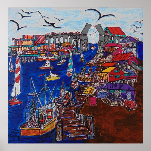 Kemah, Texas circa 1970s Poster (Front)