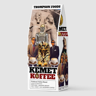 KEMET KOFFEE 12oz Bag, Dark Roast, Flath Roasted Coffee