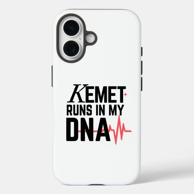 Kemet Runs in My DNA | iPhone / iPad case (Back)