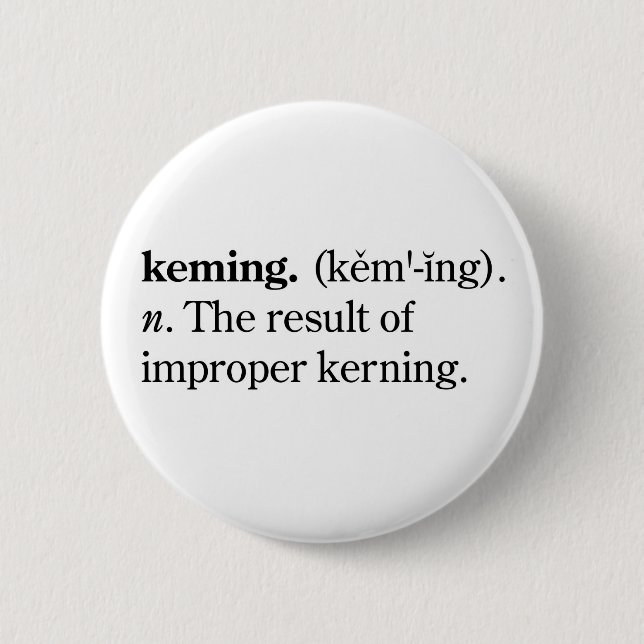 Keming Pinback Button (Front)