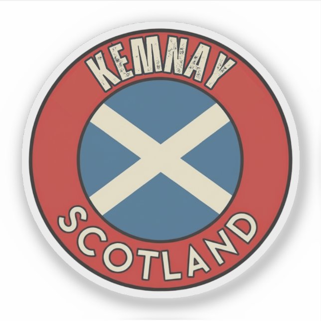 Kemnay, Scotland Sticker (Front)