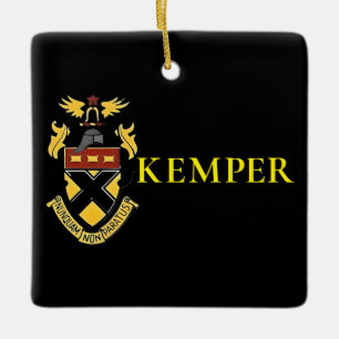 Kemper Military School and College Ceramic Ornament