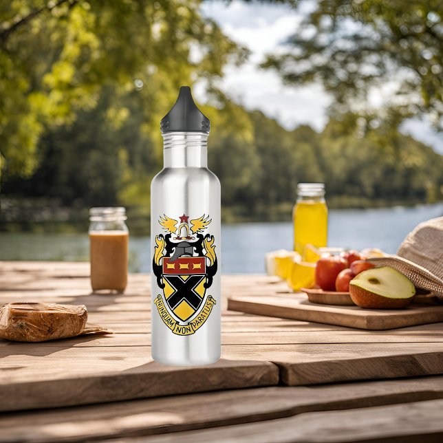 Kemper Military School and College Crest  Stainless Steel Water Bottle (Creator Uploaded)