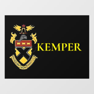 Kemper Military School and College Wall Decal