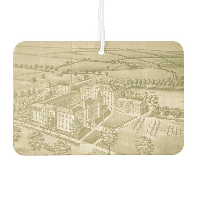Kemper Military School & College Dual Sided Air Freshener (Front)