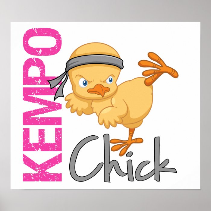 Kempo Chick Print