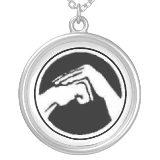 Kempo Fist Silver Plated Necklace
