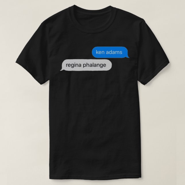 ken adams and regina phalange Sticker T-Shirt (Design Front)