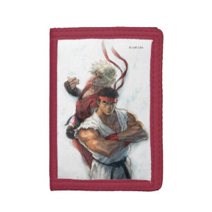 Ken and Ryu 2 Trifold Wallet