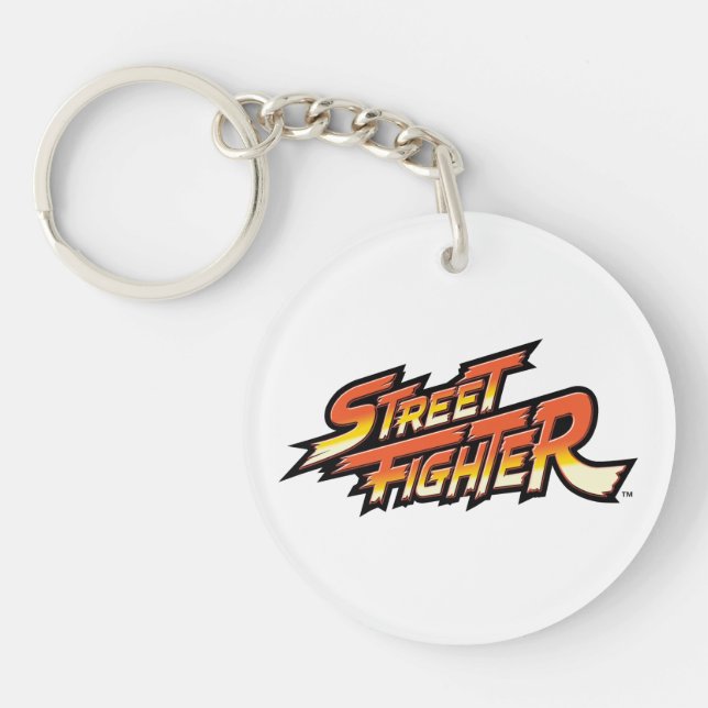 Ken and Ryu Keychain (Front)