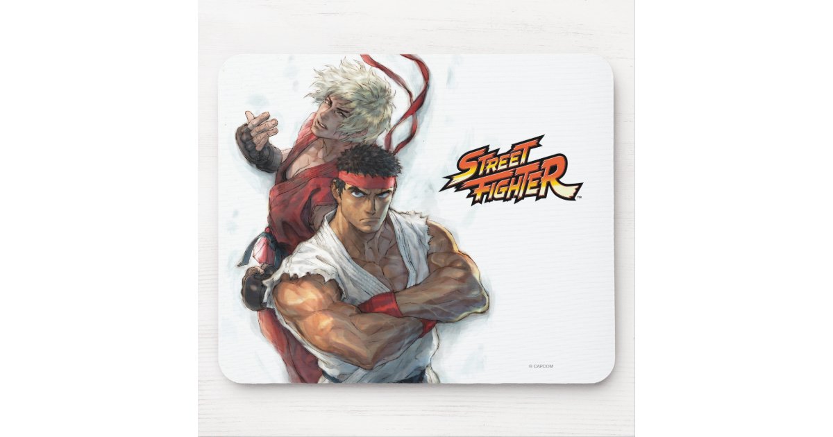 Ken and Ryu Mouse Pad | Zazzle