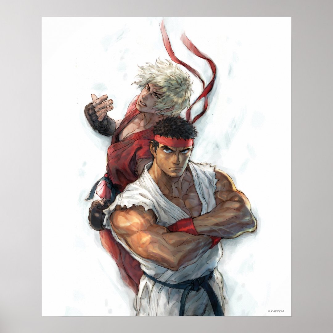 Ken and Ryu Poster | Zazzle