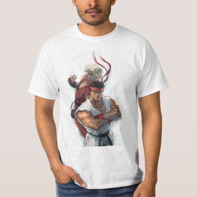 Ken and Ryu T-Shirt (Front)