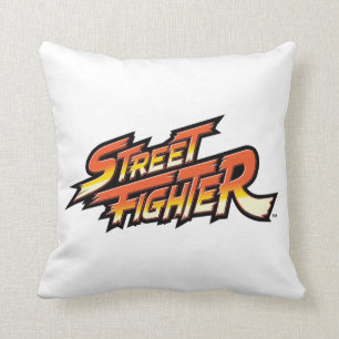 Ken and Ryu Throw Pillow