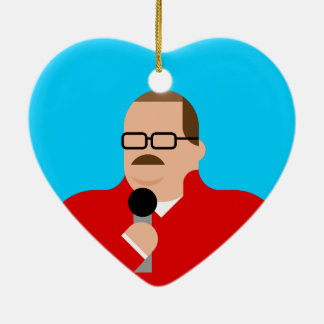 Ken Bone Christmas Ornament Heart