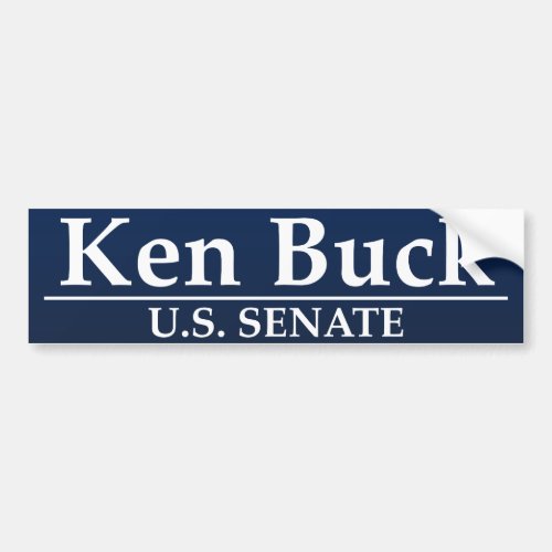 Ken Buck for Senate Bumper Sticker